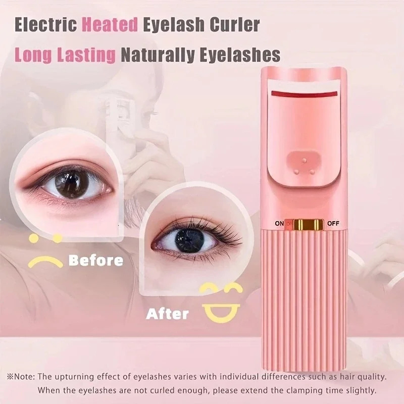 Eyelash Curler Device Makeup Tools Electric Heated Eyelash Curler Long-Lasting Curl Eyelashes Clip Electric Eye Lash 250813