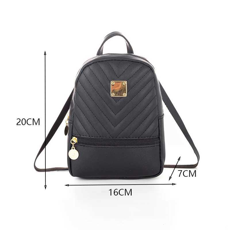 PU Leather Mini Women Backpack Multi Function Ladies Phone Pouch Pack Ladies Luxury Backpack Shoulder Bags for WomenXJ250814