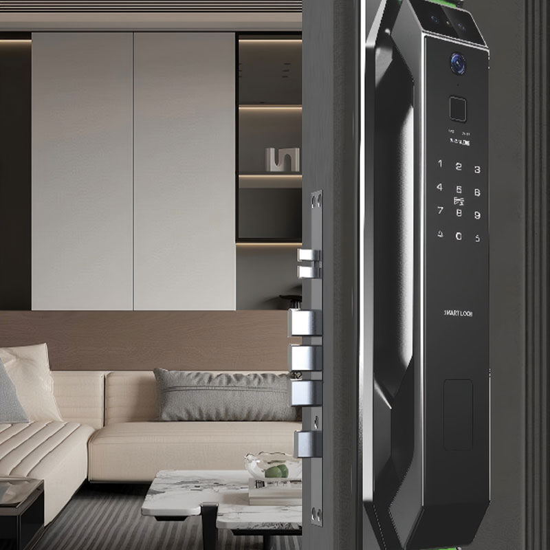 Fully Automatic Smart Lock with Facial Recognition, Smart Door Lock, Password Key, Fingerprint Lock RUBINHRX9