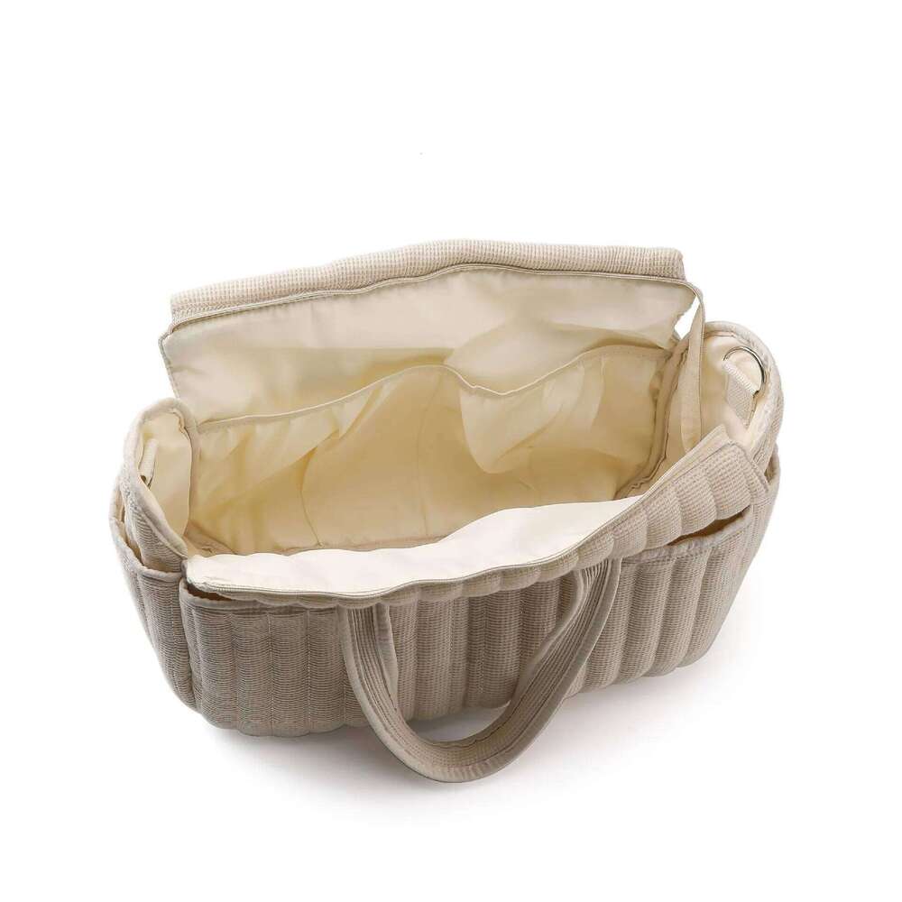 Solid Fashion Waterproof Multi-functional Diaper Backpack Nursing Changing for Baby Large Stylish Bag