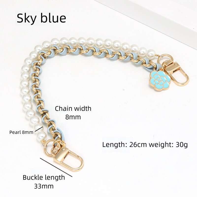 Bag Charms Designer Luxury charm for women Fashion Camellia Pearl Leather Chain Handbag Pendant men bags Accessories