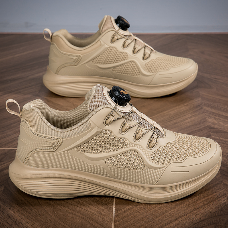 PROTECTCAMEL designer shoes free shipping hot outdoor sports running shoes Automatic knob anti-slip hiking shoes for men black white