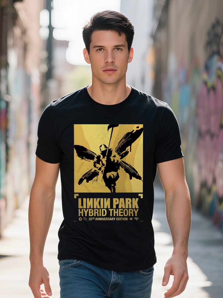 Men S Summer Casual Round Neck Portrait T-Shirt