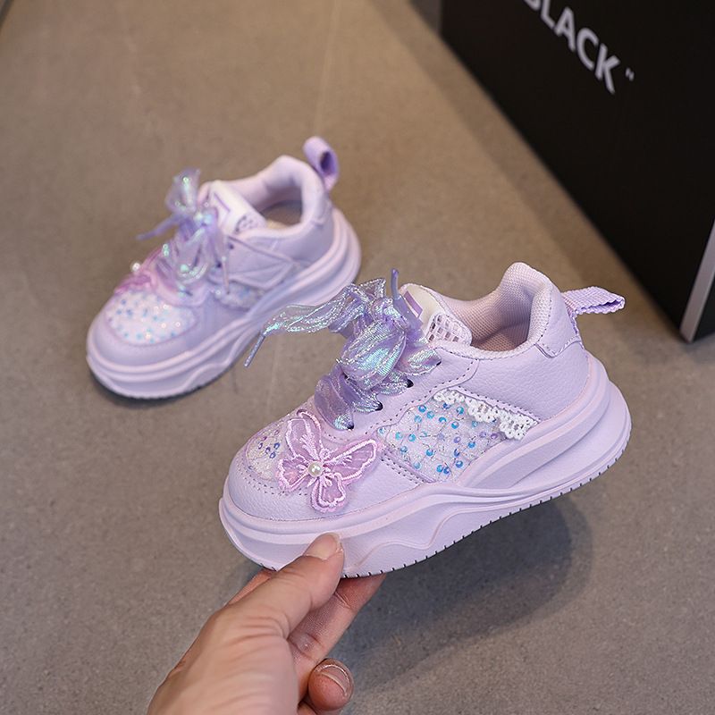 Girls Sport Shoes Kids Fashion Casual Shoes Toddler's Sneakers for Student Shoes Kidsnest Girls Running Shoes Sizes US5.5C-US12.5C K0720