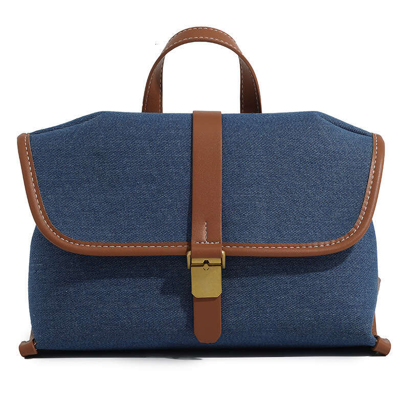 Niche Designer Bags Designer Women Denim Messenger for Women 2025 New Casual Canvas Single Shoulder Crossbody Small Square Bag