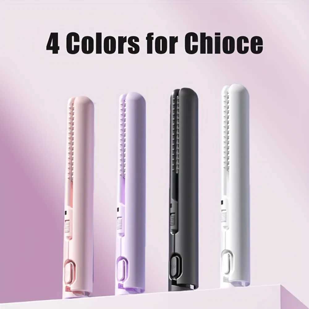 Portable Mini Hair Straightener Lightweight 180 Degrees Celsius Constant Temperature Control Suitable for Bangs and Short Hair W250814