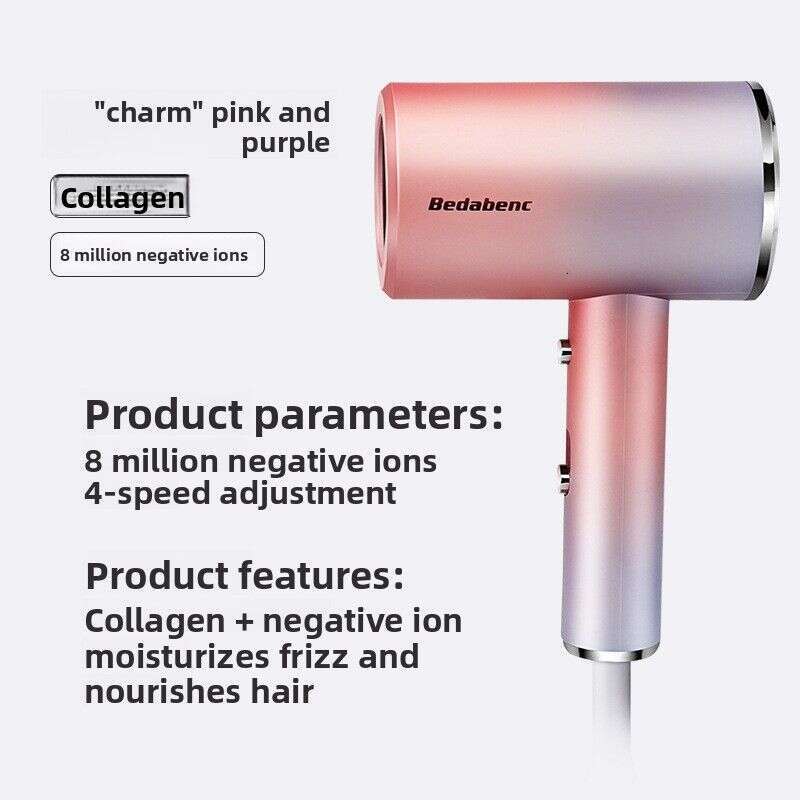 Internet Celebrity High Power Household Dormitory Blue Light Care Hammer Hair Dryer Gift