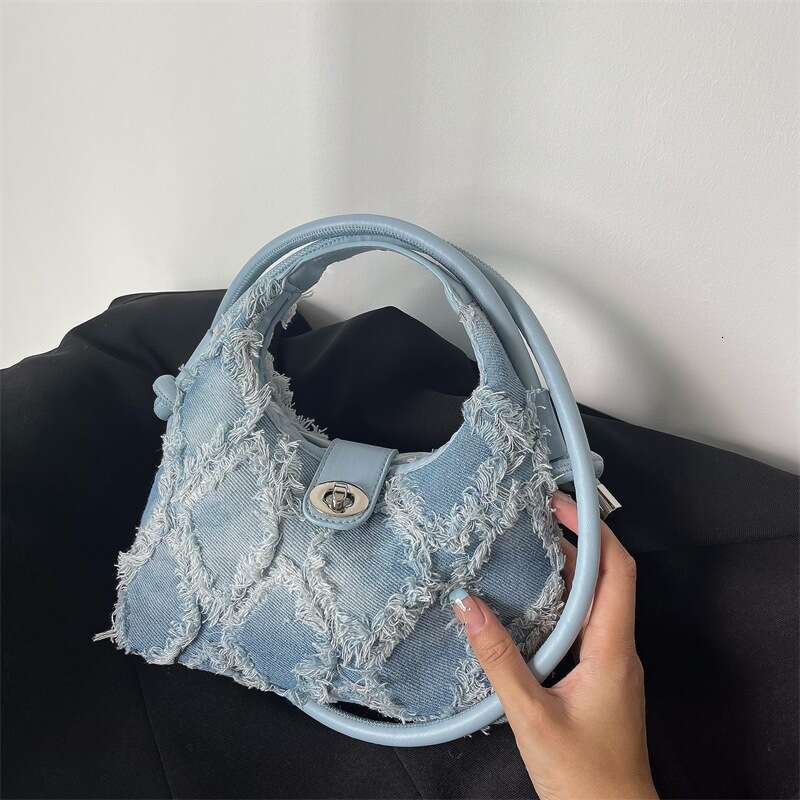 Denim for Women 2025 New Niche Design wallet Tassel Crossbody Bags Designer Fashion Simple Shoulder Bag Trendy