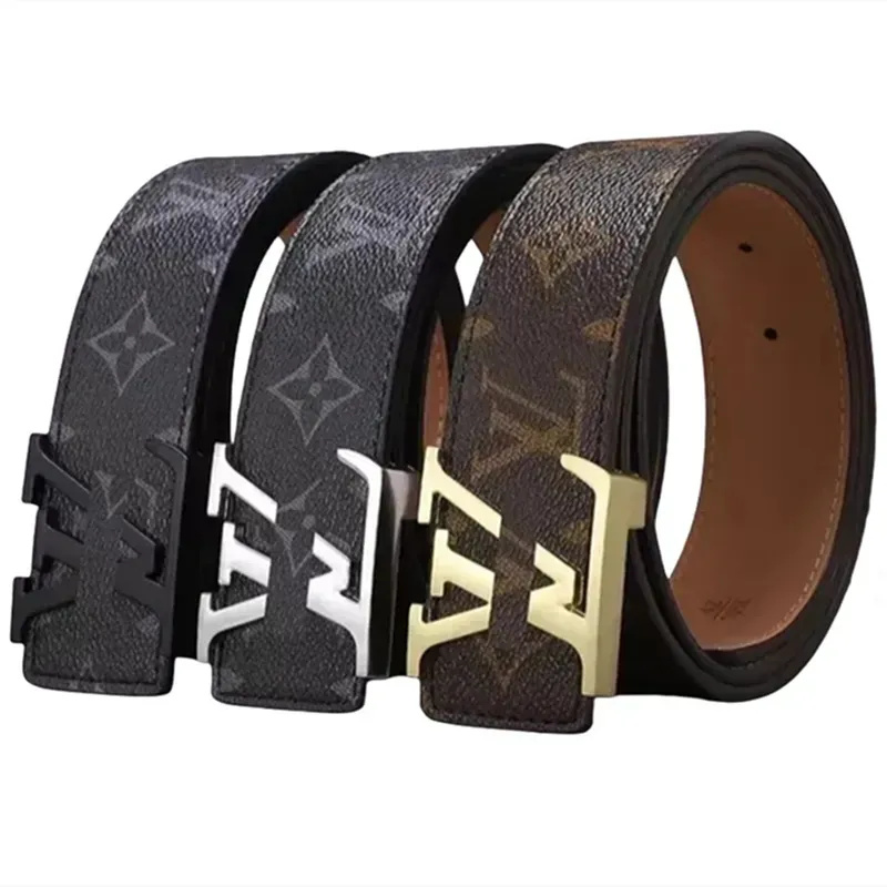 Designer belt men luxury belts fashion classic belts for men designer Business genuine leather belt High Quality letter smooth buckle belt 100-125cm