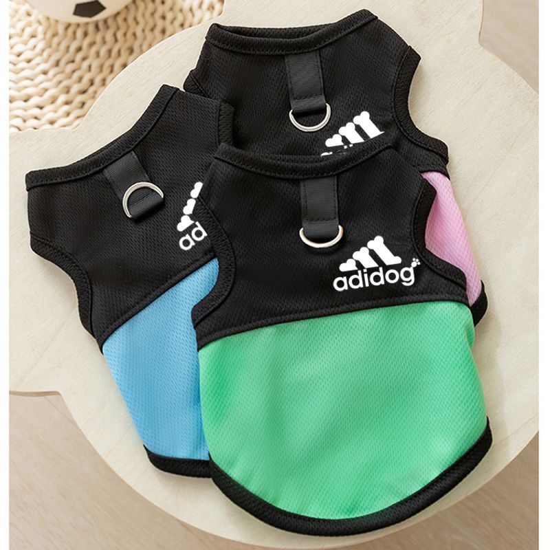 Mesh Cool Pet Dog Vest Summer Thin Dog Clothes For Puppy Breathable Vest T-shirt Costume Bulldog Dog T-shirt Outdoor Pets Perro