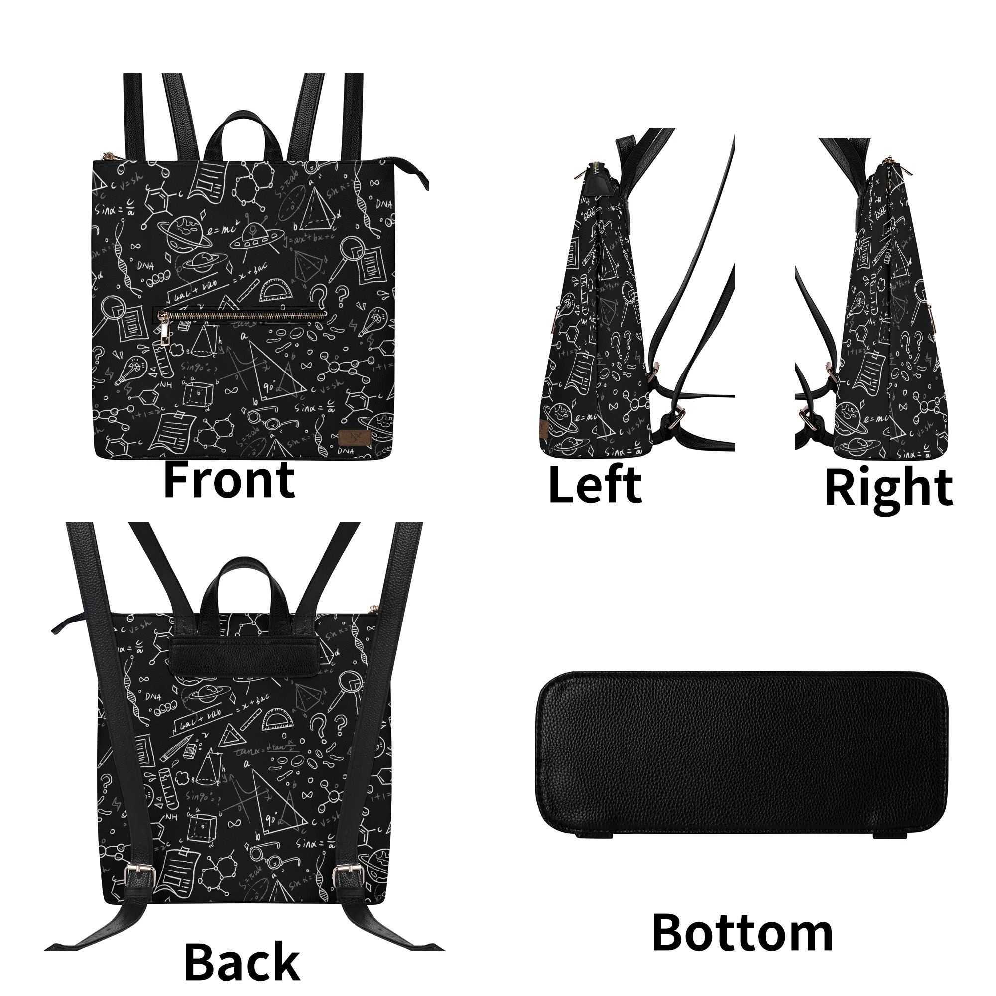 NXY Women's PU Leather Leisure Backpack College School Daypack Top-Handle Handbag Designer Back Pack Bookbag Student Schoolbag 250814