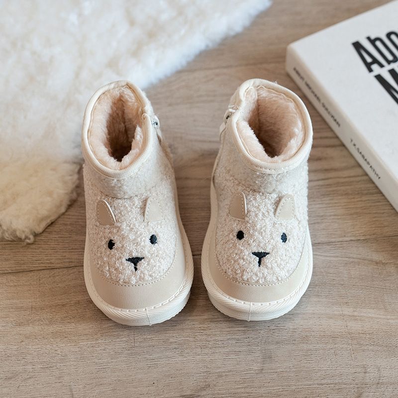 Infant Snow Boots For Children 2025 Cute Cartoon Little Toddler Plush Boots Thick Warm Cotton Shoes Kidsnest Kids Winter Boots Sizes Sizes US1C-US9C