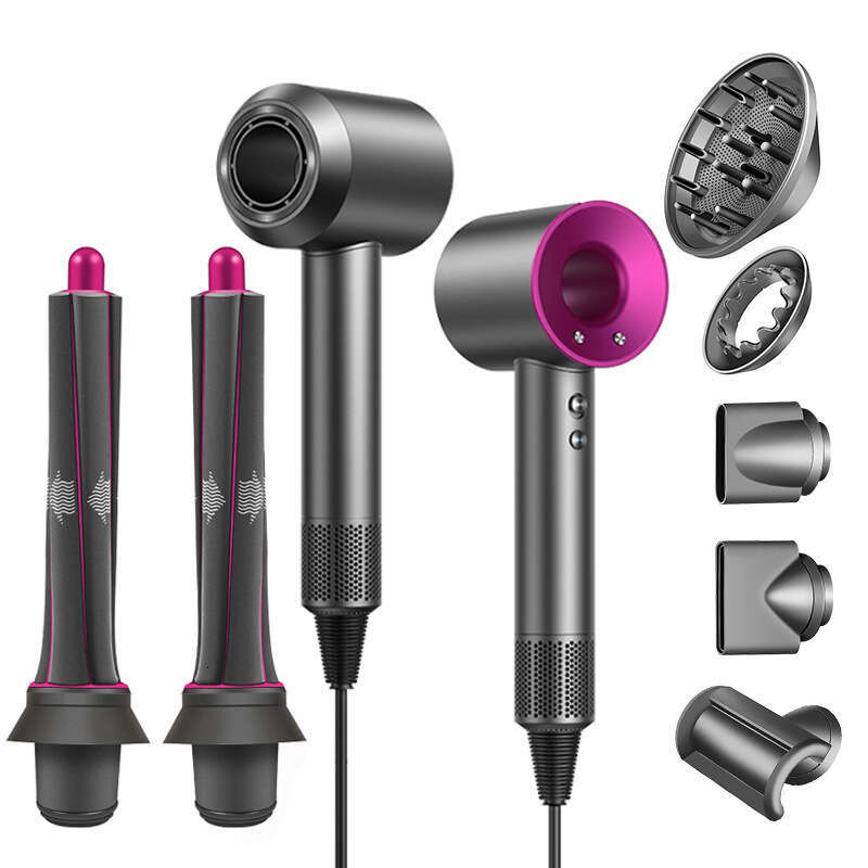 7-In-1 Curling-Iron Home Use Negative-Ion Care Quick-Dry Silent High-Speed Multi-Function Hair Dryer