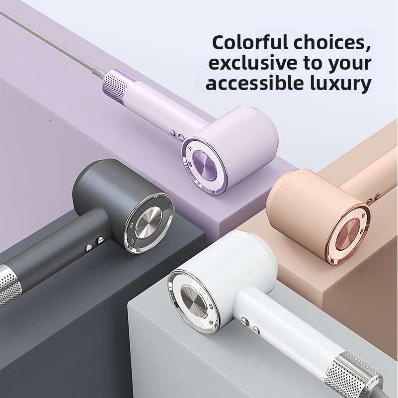 Leafless High-Speed Household Blow Negative-Ion Strong Wind Brushless Hair Dryer Salon Special