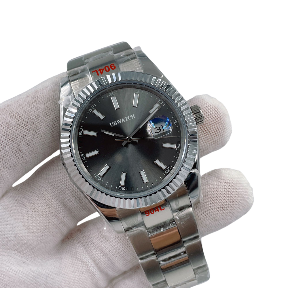 41MM Business Style Sturdy Textue Man Wristwatches Super U1 Upgraded Automatic Mechanical Sapphire Watch Stainless Steel Mens Watches