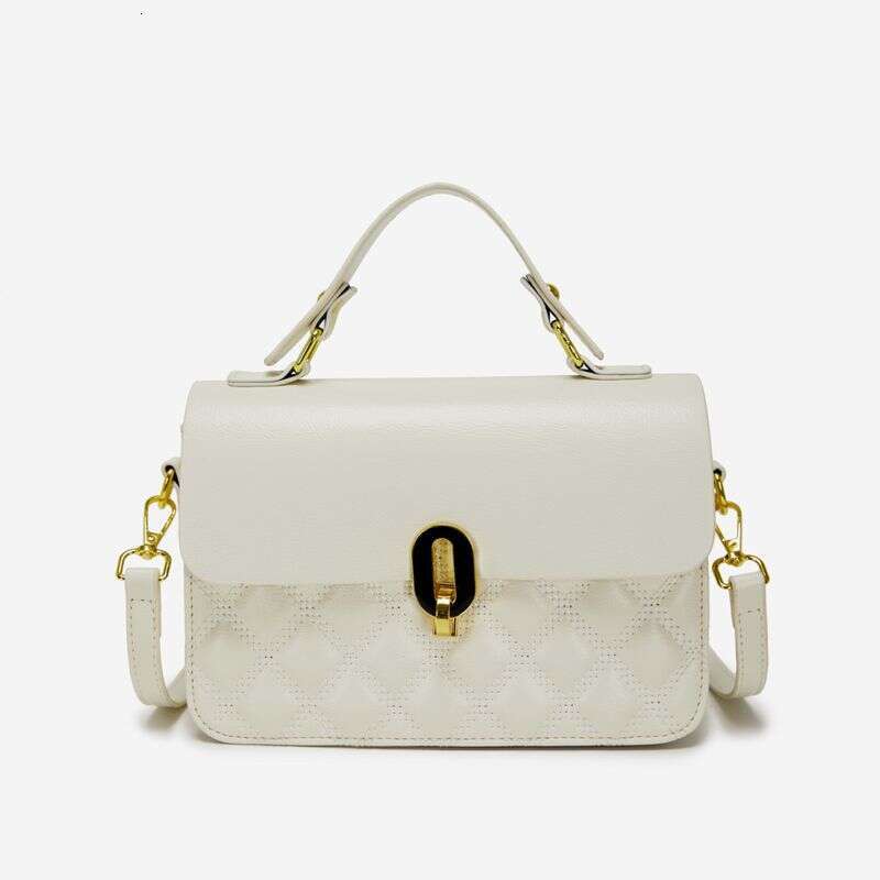 Light and high-end Lingge Korean style portable crossbody shoulder small square bag