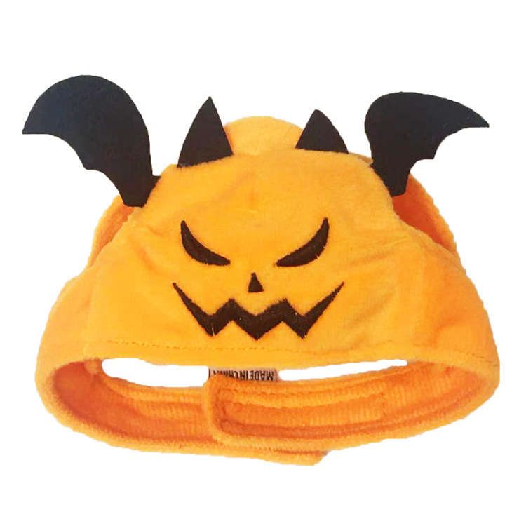 Pet Hat - Halloween Wacky Pumpkin Hat - Cute Pet Costume - Unique and Cute Hat - Transformation Headgear - Dog and Cat