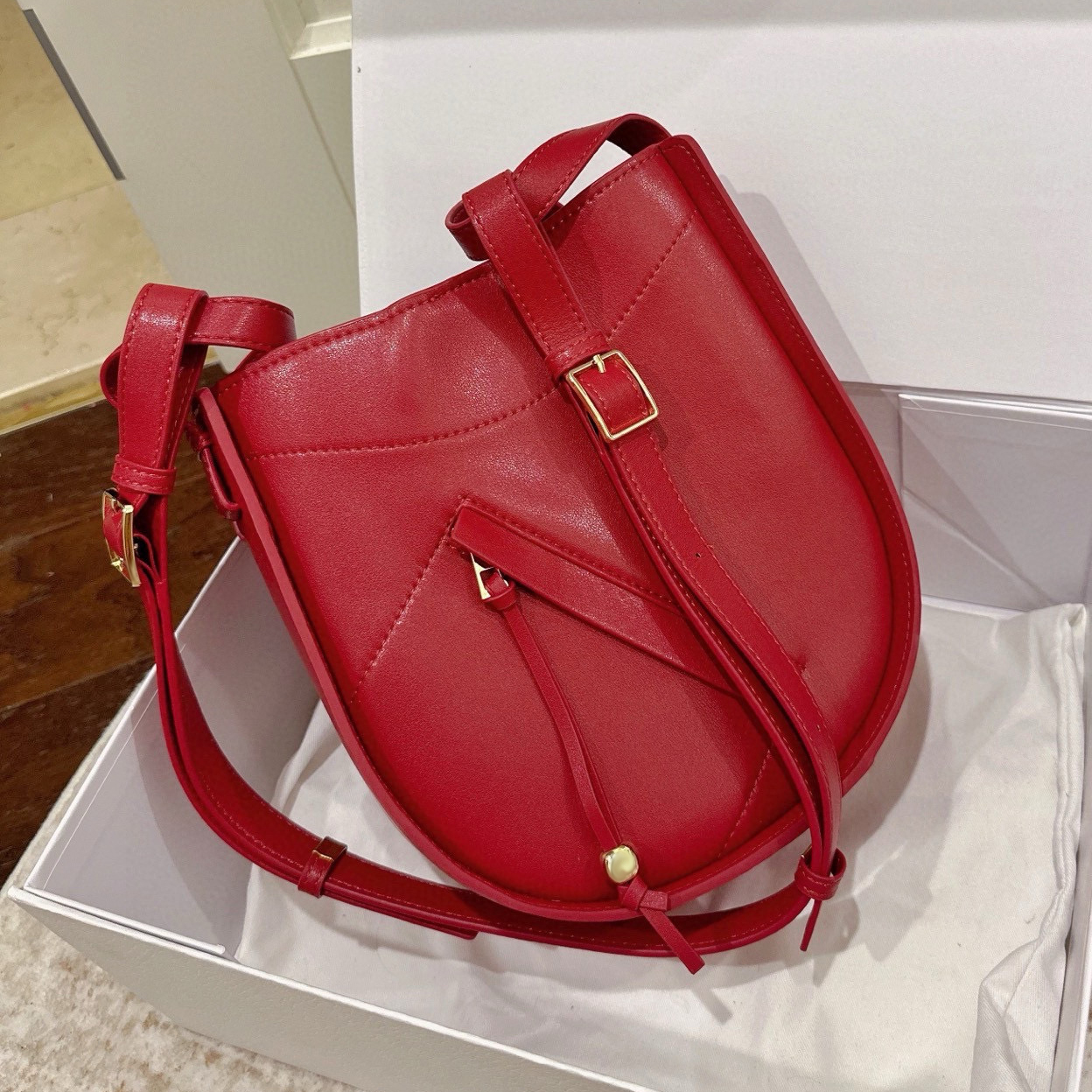 (Order by pic in opt, not by desc) New Star Bags Woven Basket Bag Genuine Leather crossbody bag Top-Handle Basket Bag Handbag Lines