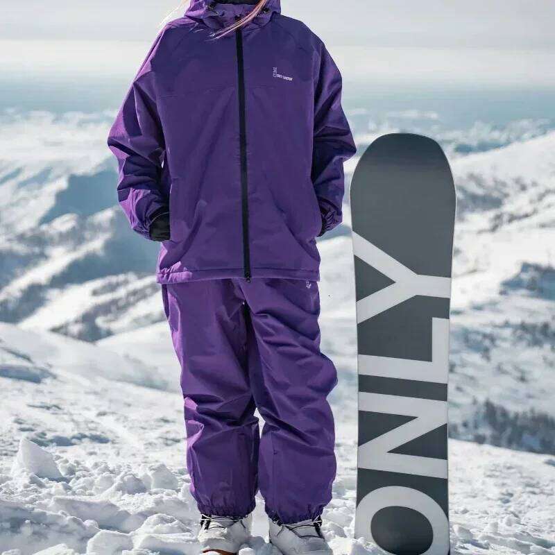 2024 Winter Oversized Woman Ski Suit Women Snowboarding Female Outdoor Snowsuit Waterproof Windproof Skiing Jacket Set