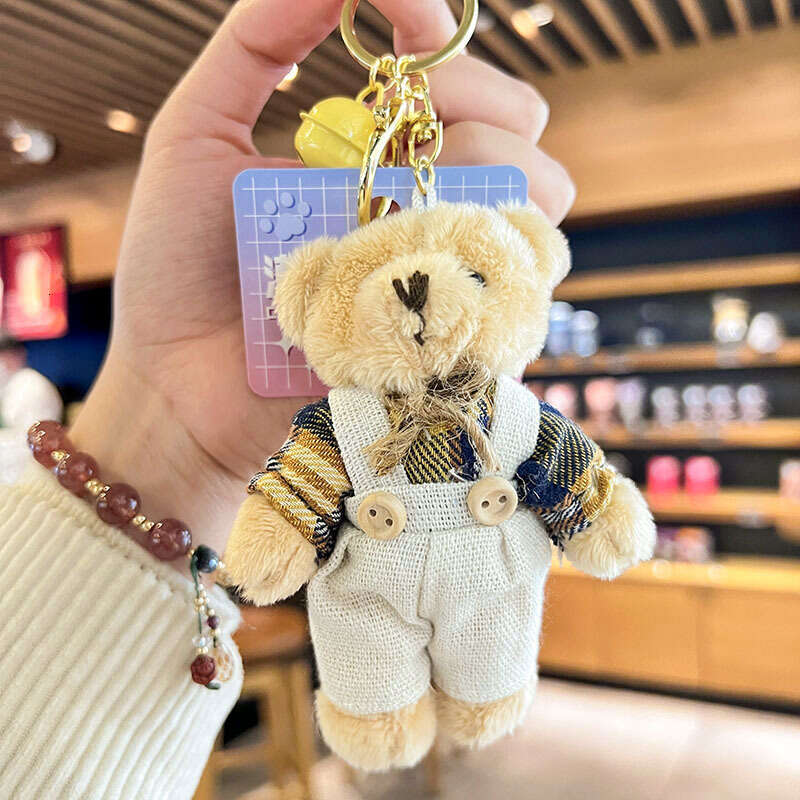 Bag charms Designer charm for women Cartoon Keychain Doll Backpack Pendant Creative Little Bear Bag Decoration Cute Plush Toy