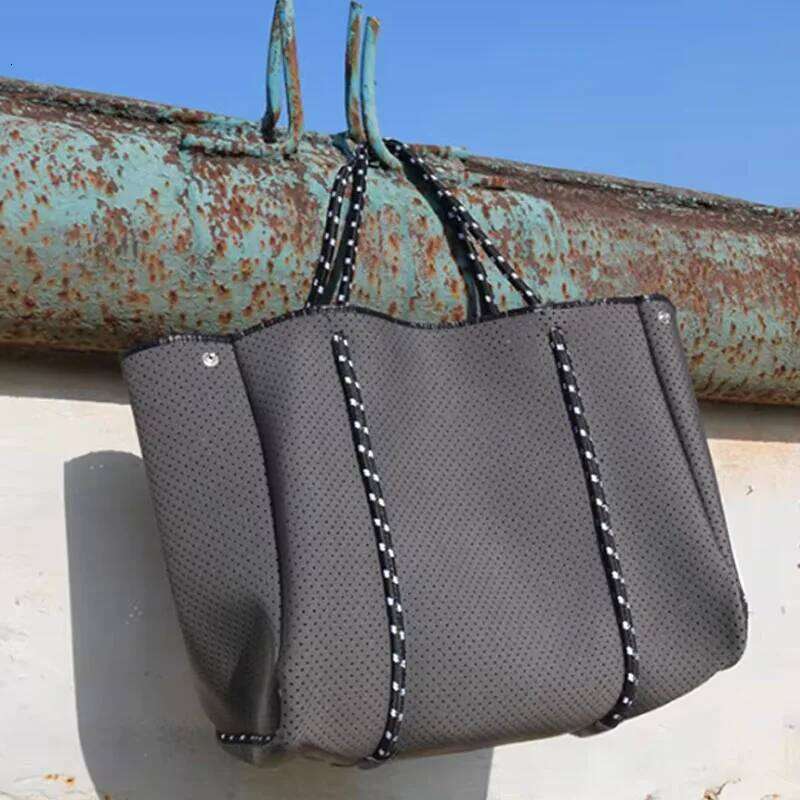 Diving Fabric Neoprene Women Handbag Large-capacity Casual Tote Bag Top-Handle Shoulder Bags