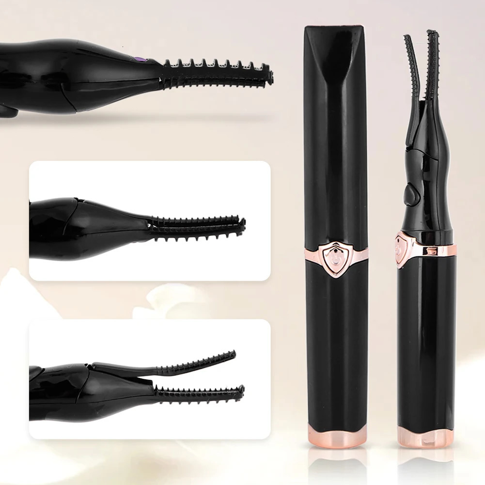 Heated Eyelash Curler USB Rechargeable Quick Heating Natural Curl Eyelash Curler Long Lasting for Quick Natural Curling 250813