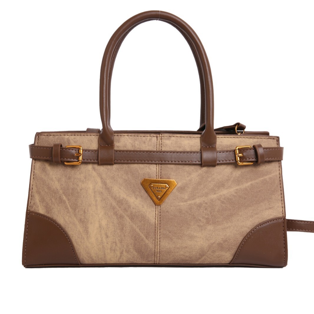 Luxury Brand Designer Bag Frosted Vintage Bag For Women, Large Capacity 2025 New Autumn Winter Casual Niche Crossbody Bag, Handheld Commuting Bag