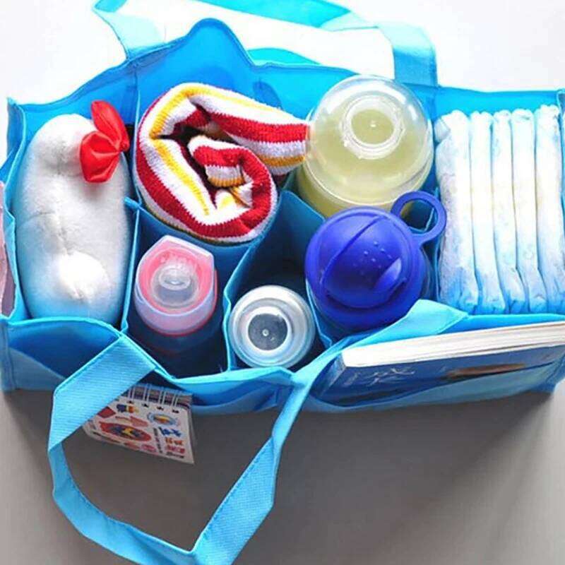 Portable Mummy Bottle Storage Multi-Function Separate Bag Nappy Maternity Handbag Baby Tote Diaper Organizer