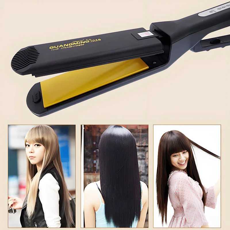 4-in-1 Women Interchangeable Plates Hair Straightener Crimping Iron Crimper Hair Styling Tool Deep Wave Straightening Iron W250814