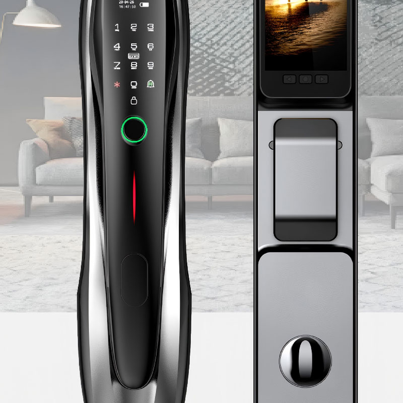 Application of Remote Secure Fingerprint and Facial Recognition Smart Home Door Lock RUBINHR1