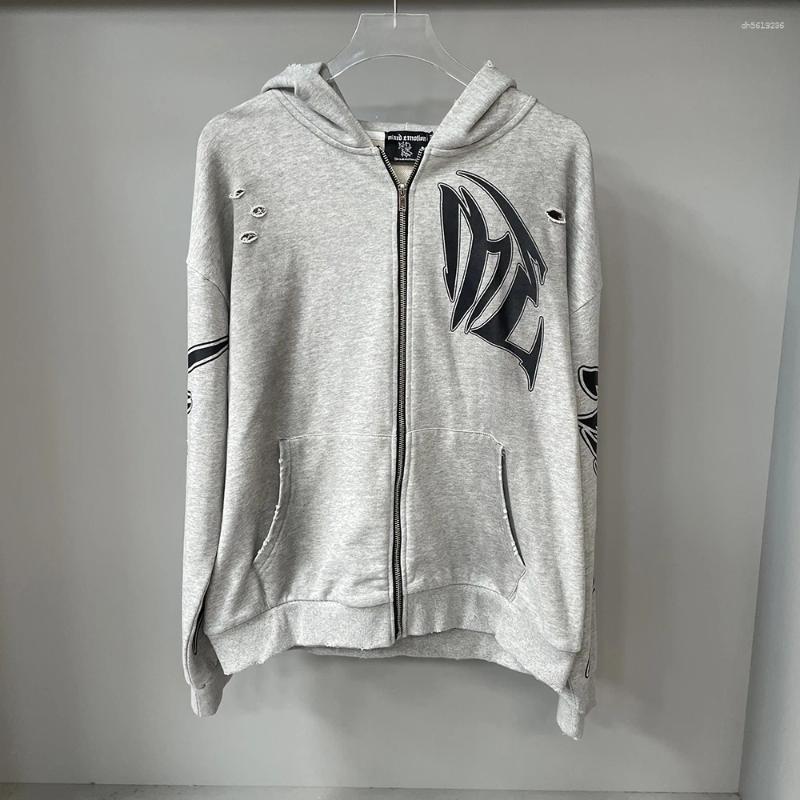 Designer Men's Hoodies Streetwear Rhinestone Drill Zipper Hooded For Men And Women Brilliant Diamond Loose Casual Cardigan Sweatshirts