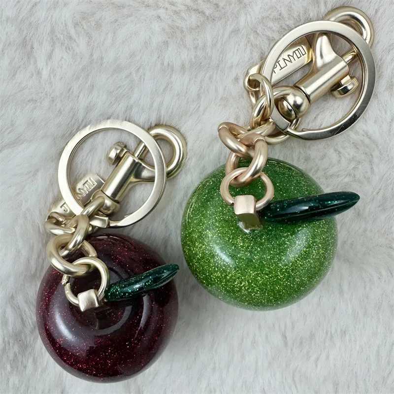 New Fashion Oversized Apple Bag Pendant Fashionable Keychain Exquisite Car Keychain Pendant Metal Key Bag Parts Accessories S250814
