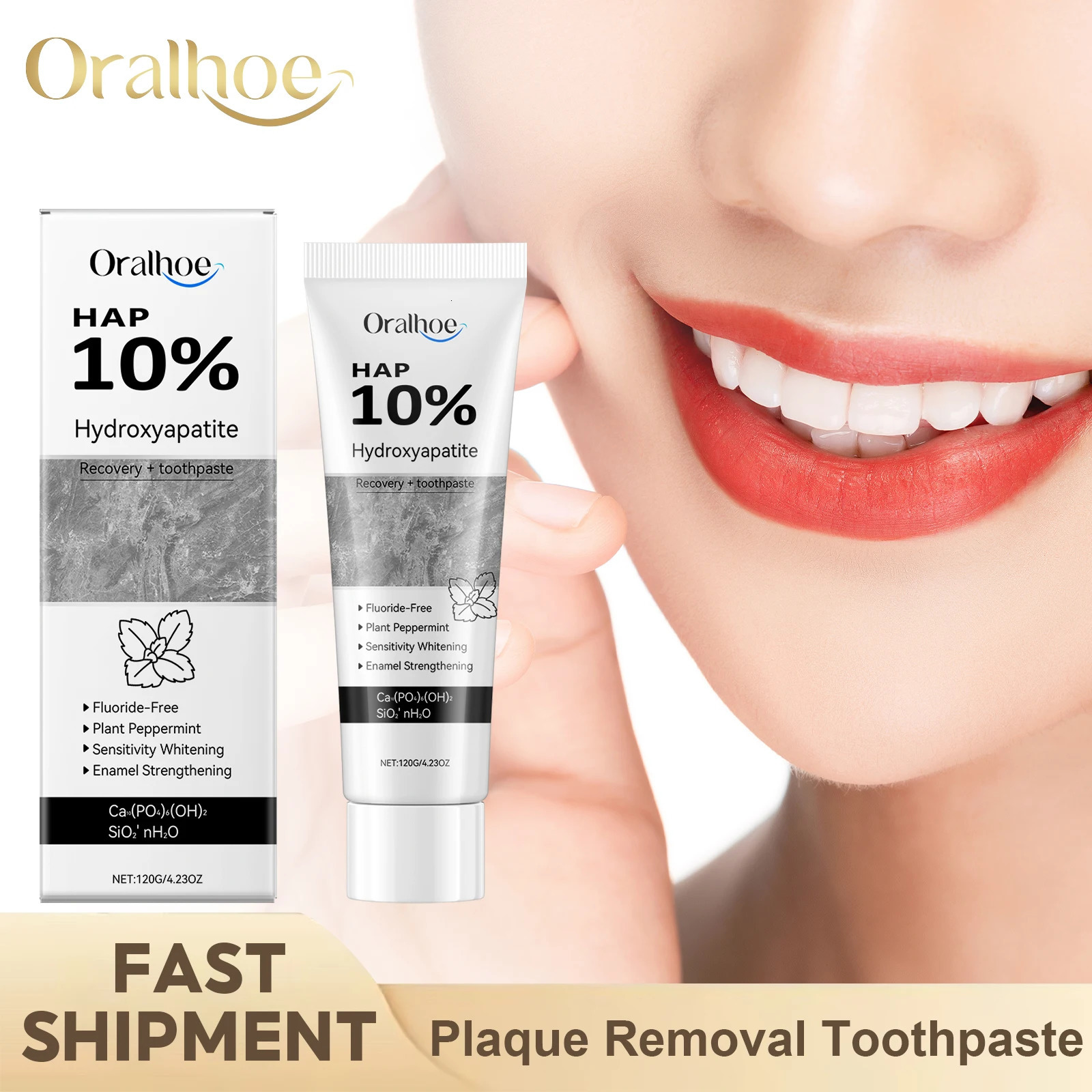 Teeth Toothpaste Enamel Oral Hygiene Cleaning Stain Removal Fresh Breath Hydroxyapatite Toothpaste 250813