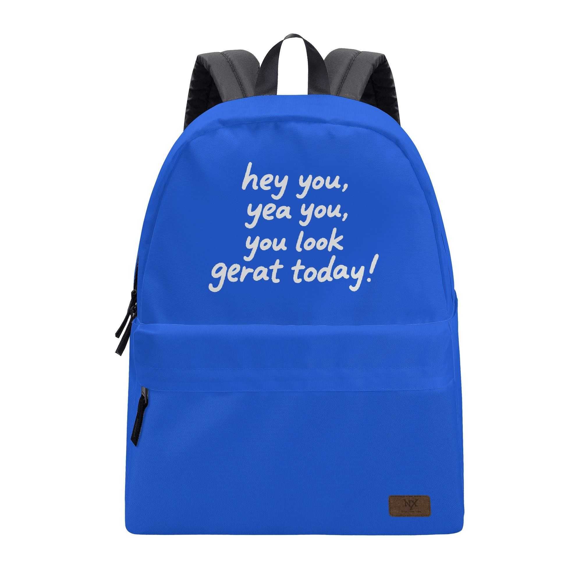 NXY fashion Print Cotton Backpack Designer Laptop Backpacks Mens Bookbag Women Large Back Pack Student Schoolbag 250814