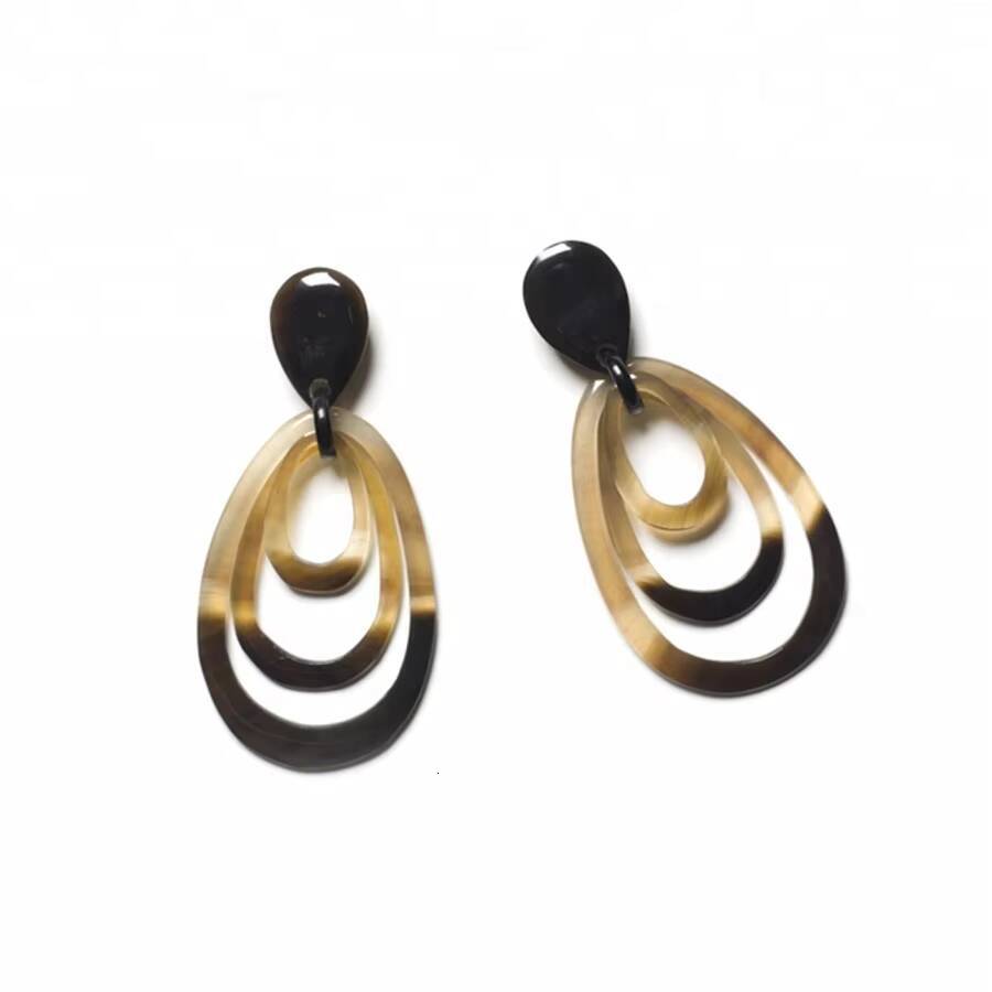New Design Buffalo Horn Earrings/Earring Jewelry/Bulk Trumpet Fashion Earrings