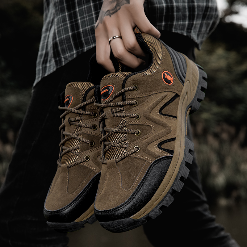Men's new style mountaineering spring anti-skid travel waterproof sports shoes lightweight casual breathable men's outdoor