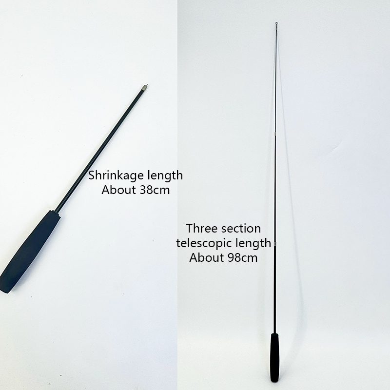 Three section retractable cat teaser stick cat toy spring dragonfly replaceable feather head cat toy