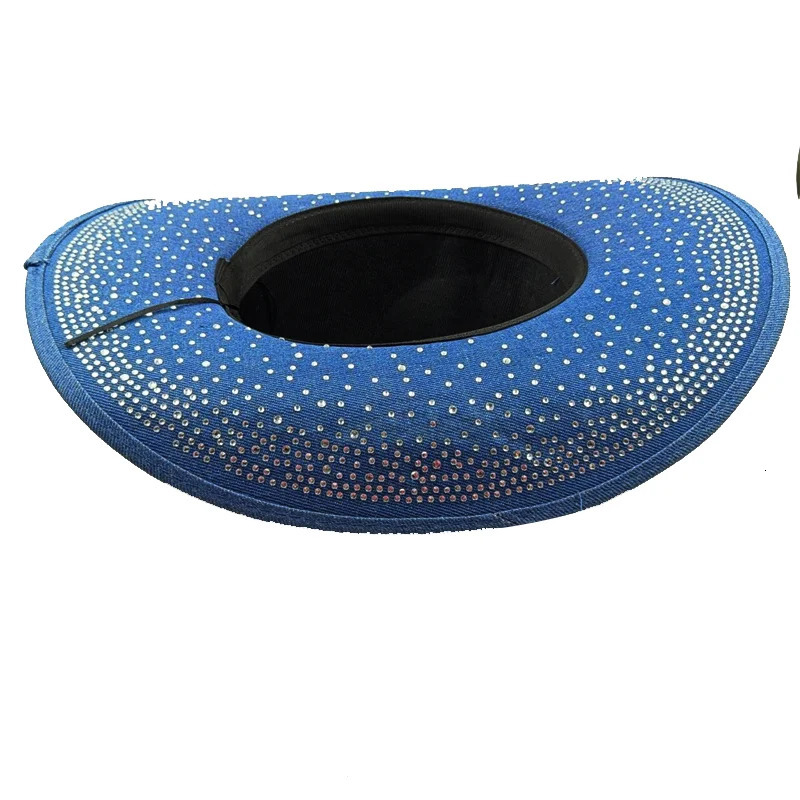 Cowboy Series Western style Cowboy Womens Hat Mens Retro Mens Panama Cowboy Jazz Hat Mens Hat Water Diamond Sombrero Hombre 250813