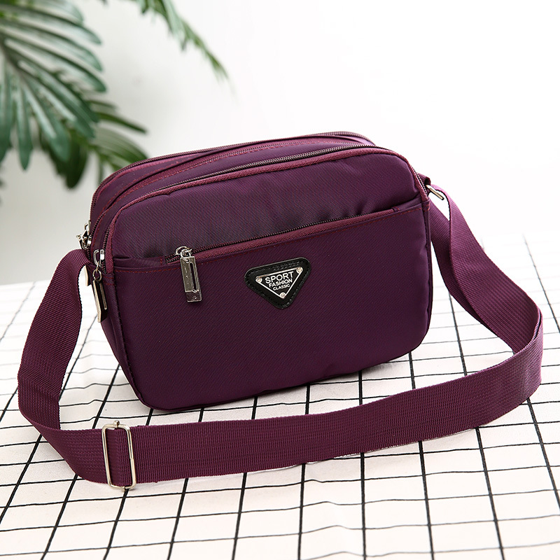 2025 Spring New Street - style Women's Cross - body Bags. Nylon Shoulder Bags Casual Small Square Nylon Bags for Women