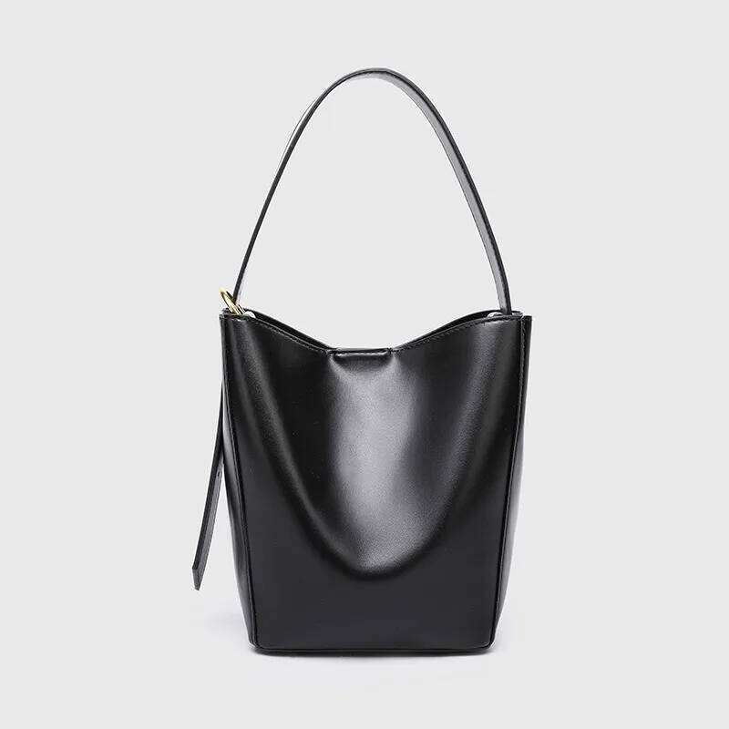 Fashion Retro Bucket High Quality PU Leather Tote Women Handbag Casual Shoulder Bag Shopping Crossbody Female Purse
