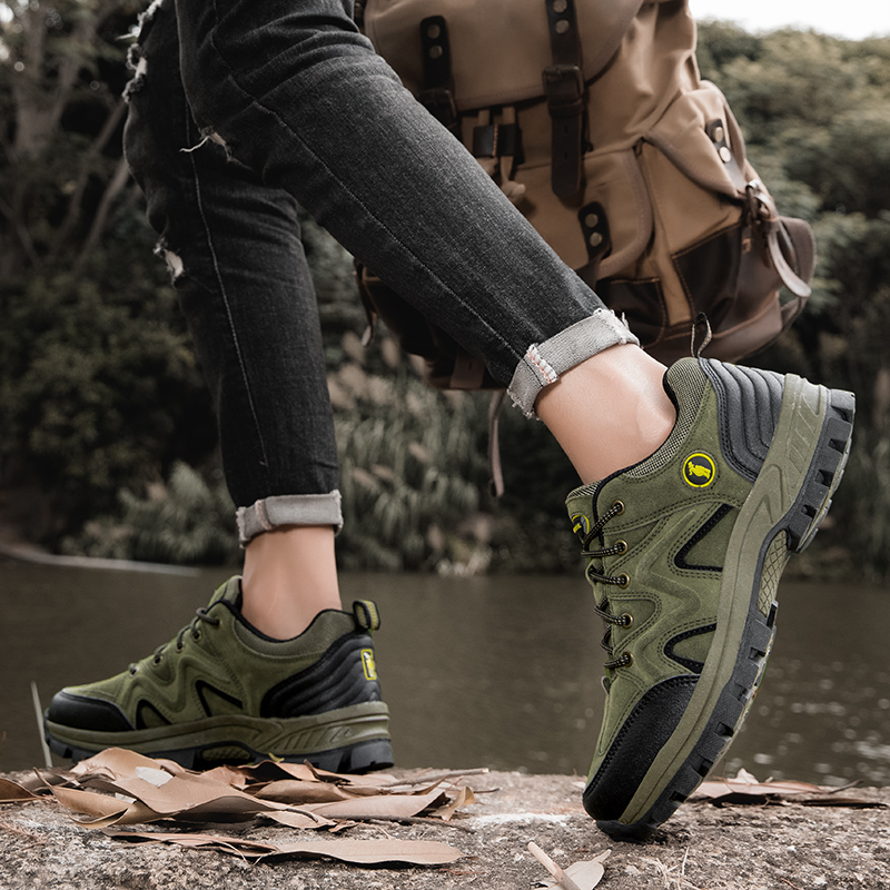 Men's new style mountaineering spring anti-skid travel waterproof sports shoes lightweight casual breathable men's outdoor