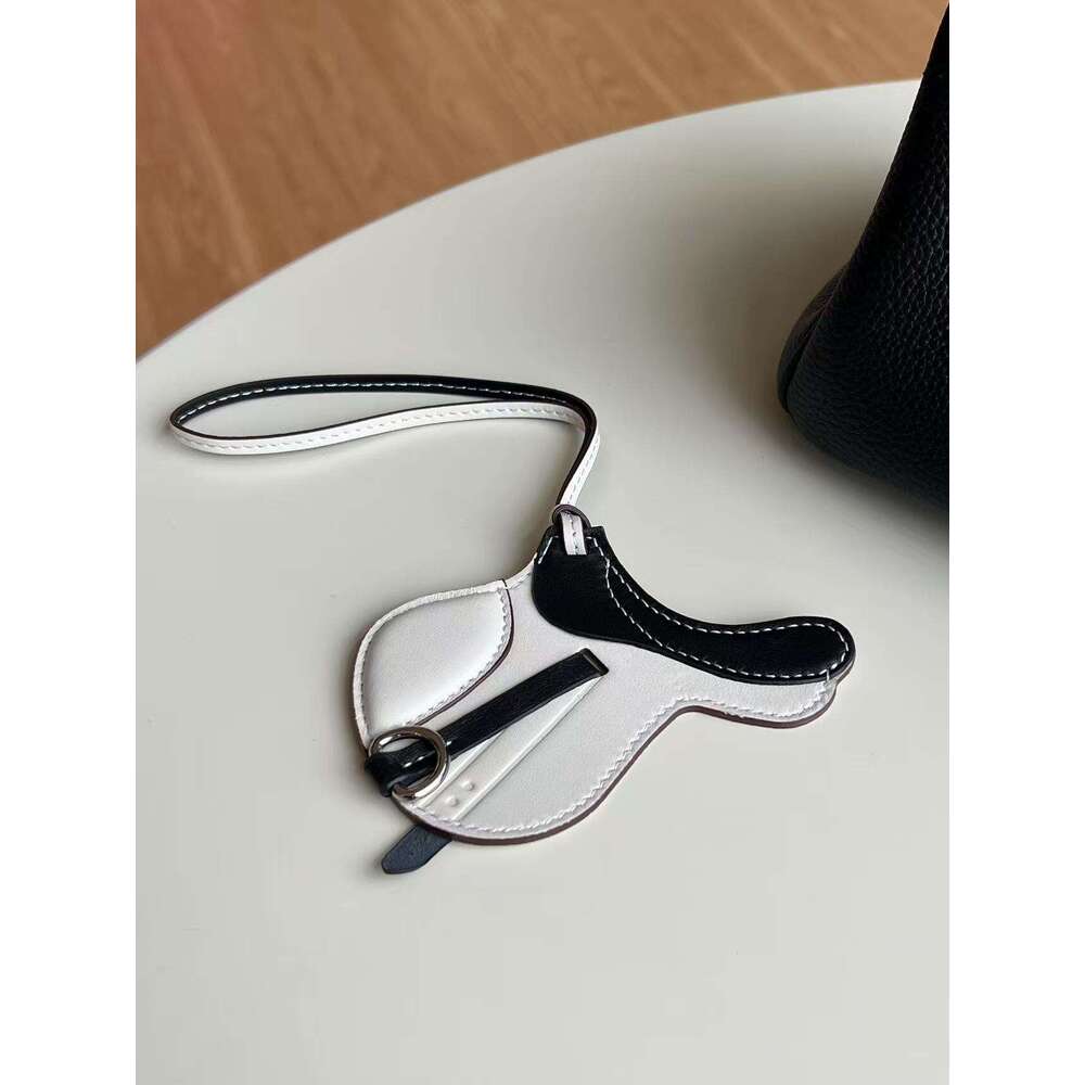 Designer Bag charms Lambskin Saddle Bag Charm Fashionable and High-end Genuine Leather Pendant Handmade Accessory