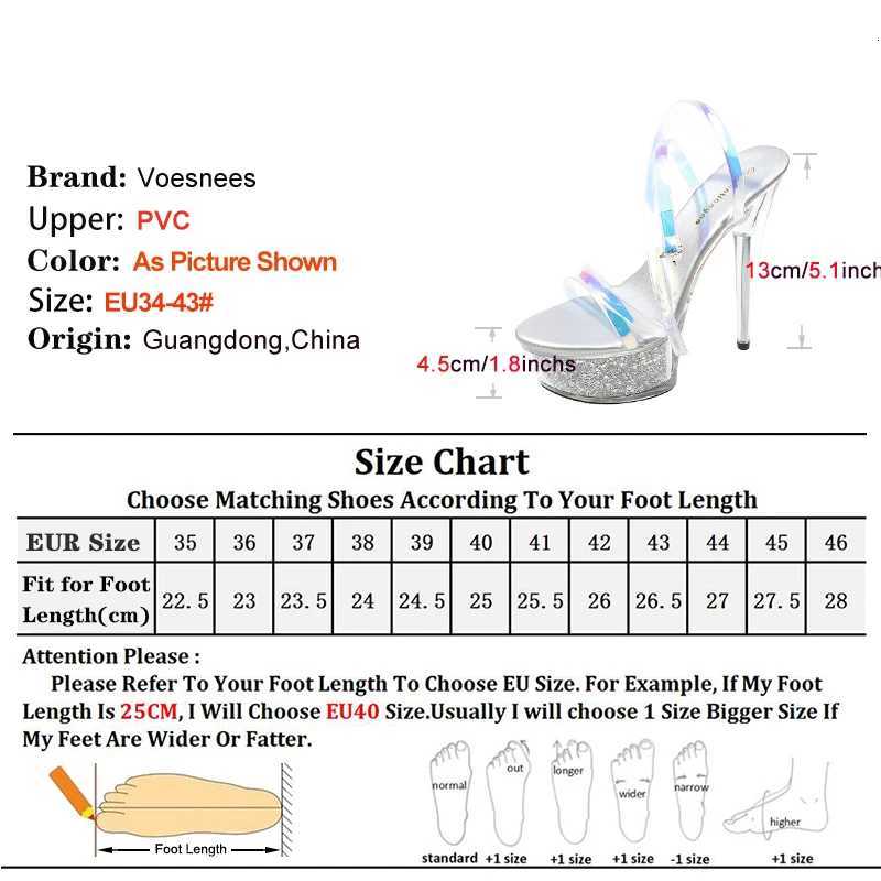 Girls Shoe for Party Club Stripper Heels Women Shoes 2024 Platforms High Heels Sandals Clear Sexy Pole Dance 15cm High Plus Size W250814
