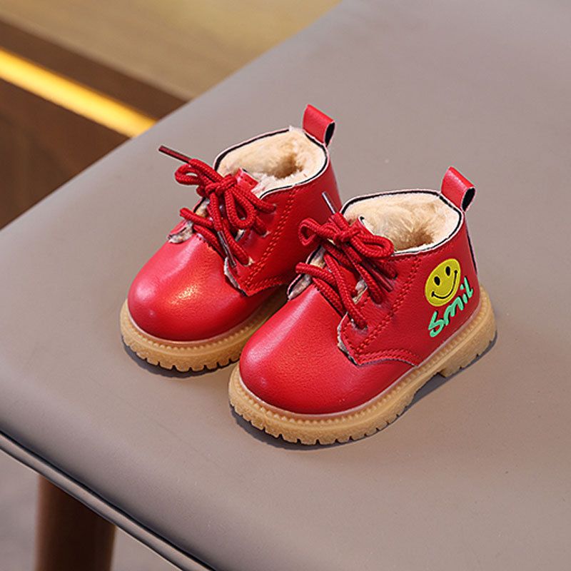 Toddlers Kids Winter Boots Infant Warm Thick Cotton Boys Girls Snow Boots Kidsnest Little Baby Leather Cotton Boots Fashion Soft Sizes Sizes US1C-US5C