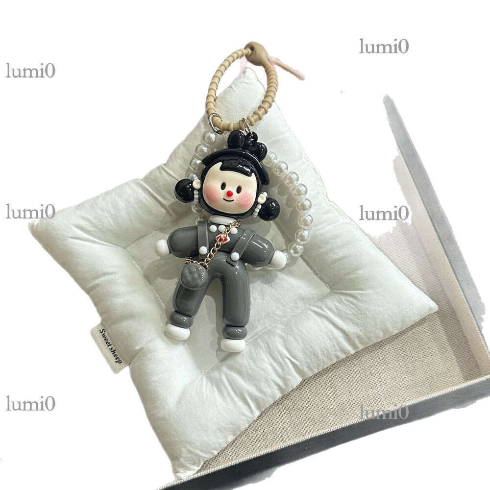 New Color-Block Split Girl Multi-Girl Car Hanging Accessories Bag Pendant High-End Cute Creative Keychain