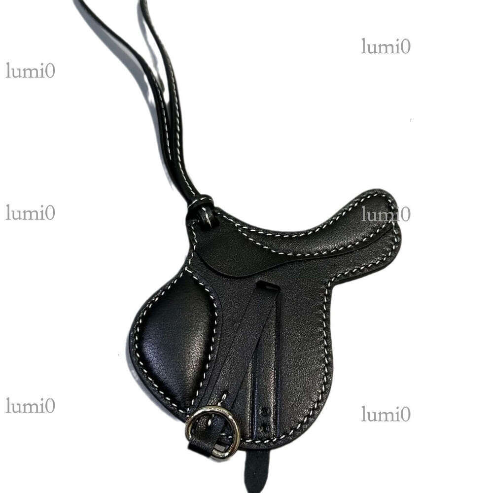 Lambskin Saddle Pendant Genuine Leather Bag Charm Handmade Accessory Bag pendant