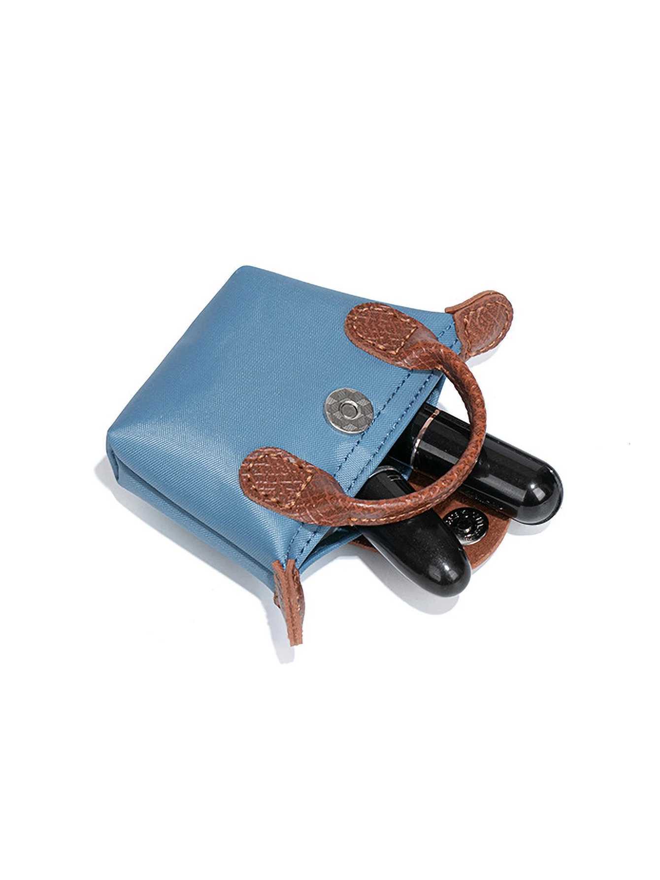 New minimalist and lightweight mini dumpling bag portable and compact lipstick key storage bag Z250814
