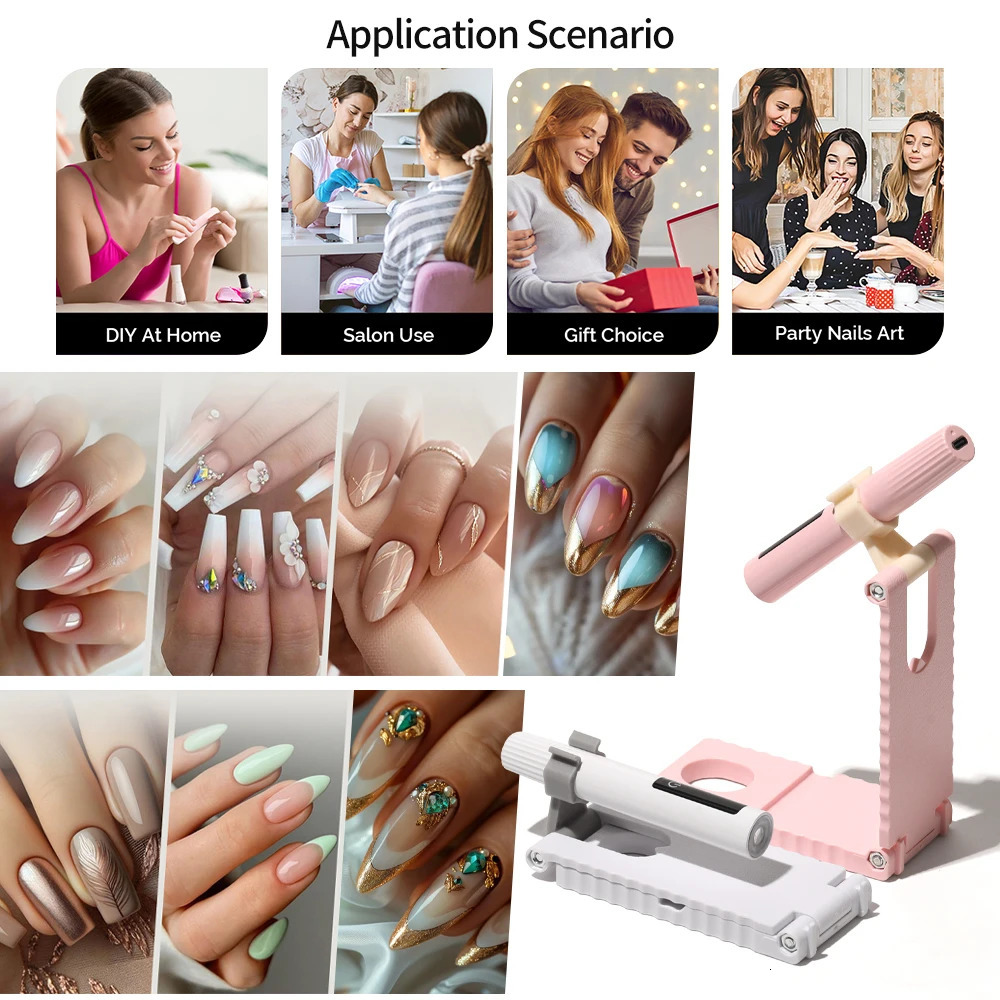 Touch Screen Nail Art Lamp Portable Handheld UV Lamp for Gel Nails Fast Flash Curing LED Nail Dryer for Home Travel 250814