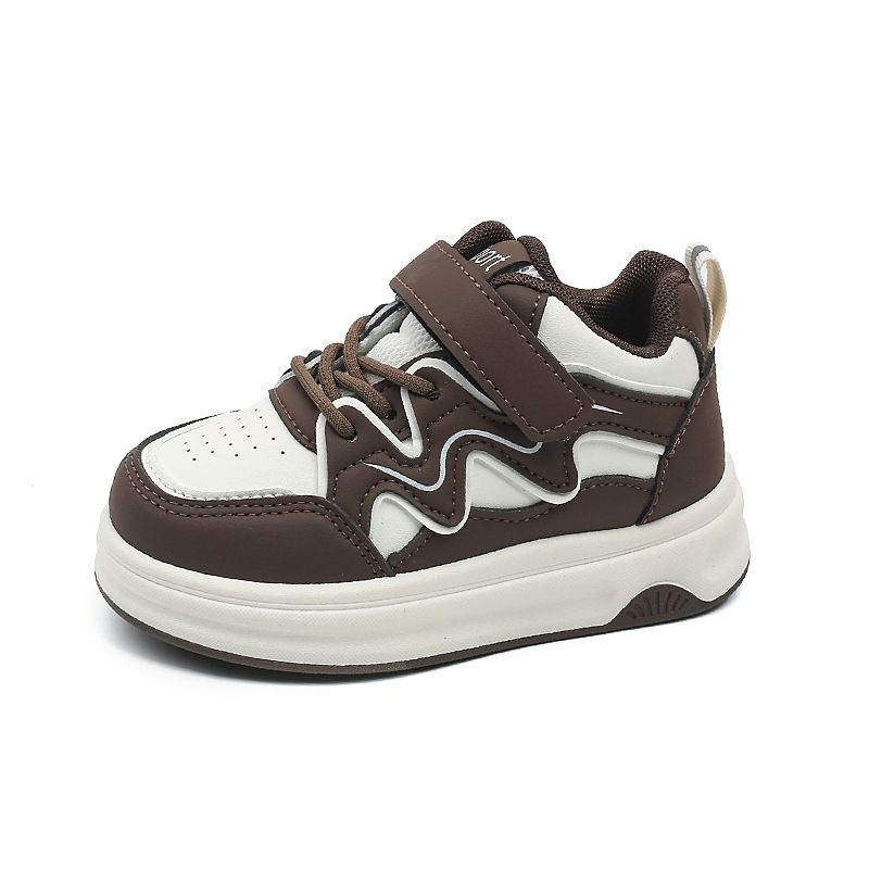 Toddler Baby Kids Fashion Design Walking Shoes Sneakers Kidsnest Non-slip Casual Shoes Boys Girls Outdoor Board Shoes Size 21 - 32 K0624