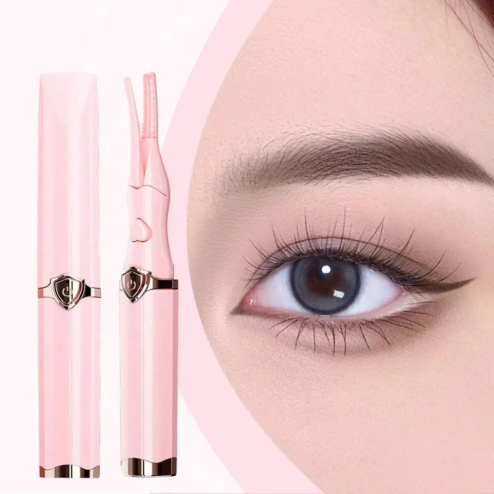 Electric Eyelash Curler Fast Heating Eyelash Curler Long-Lasting Eyelash Comb Professional Heated Curling Brush Makeup Tools 250813